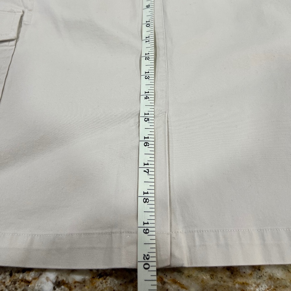 PRICE DROP!!  Talbots  Skirt with CARGO POCKETS Tan 12P - Gently LOVED - EUC - Picture 10 of 12